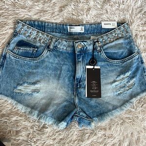 New Zara jean shorts